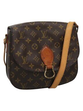 Authentic LOUIS VUITTON Monogram Saint Cloud GM Shoulder Bag M51242 LV